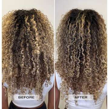 L'ANZA Healing Curls Butter Whip Styling Foam, Hair Styling Mousse for Curly Hair, Wavy Hair & Afro ...