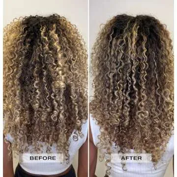 L'ANZA Healing Curls Butter Whip Styling Foam, Hair Styling Mousse for Curly Hair, Wavy Hair & Afro ...