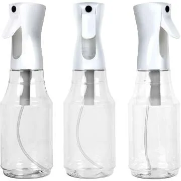 Continuous Spray Water Bottle - 3 Pack for Hair Mist