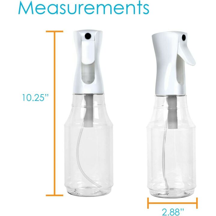 Continuous Spray Water Bottle - 3 Pack for Hair Mist