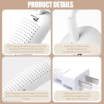 KOODER Boot Dryer for Odor-Free, Dry Shoes Anywhere