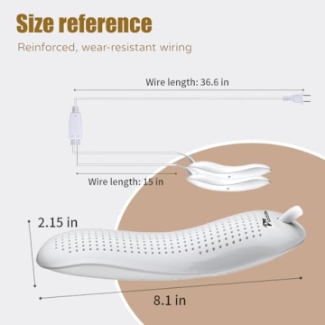 KOODER Boot Dryer for Odor-Free, Dry Shoes Anywhere