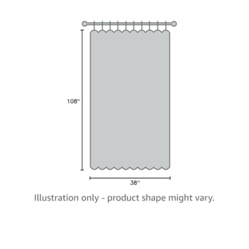 Stylish Linen Textured Curtains 108 inches for Living Room