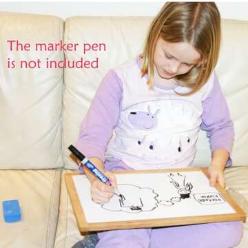 Toys of Wood Oxford Wooden Easel for Creative Kids Art