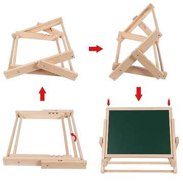Toys of Wood Oxford Wooden Easel for Creative Kids Art