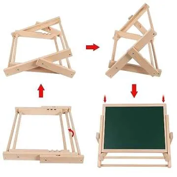 Toys of Wood Oxford Wooden Easel for Creative Kids Art