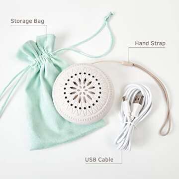 Aroma Promise Portable Mini Diffuser for Essential Oils – Wireless, Small Travel Sized, Quiet, Wat...