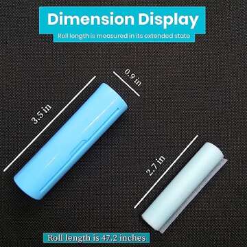 (Set of 3) Mini Paper Soap Sheets for Travel, Disposable Scented Hand Washing Soap, Cuttable Dissolving Pocket Sheet Rolls Indoor and Outdoor, Blue, Pink, Light Beige, 3 Count (Pack 1)