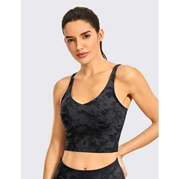 CRZ YOGA Tank with Built-in Bra for Active Women