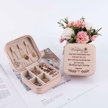 Gift for Daughter in Law from Mother in Law - Sentimental Jewelry Keepsake Box