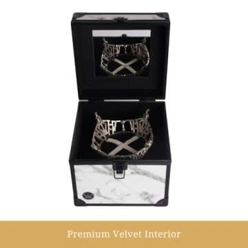 Traveling Miss Pageant Crown Box - Premium Travel Case