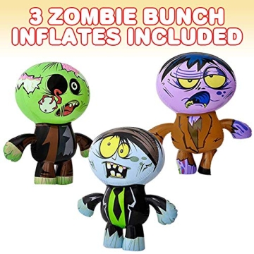 ArtCreativity Zombie Bunch Inflatable Fun for Halloween