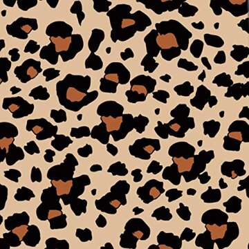 Three Rooker Leopard Print Tie -Mens Neckties