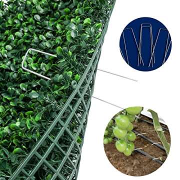 100 Packs 6" Landscape Staples for Secure Gardening Solutions