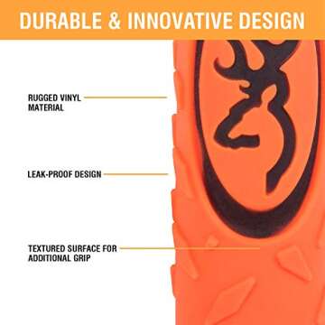 Browning Vinyl Training Dummy Hunting Dog Training Dummy, Vinyl, Orange, Large (Pack of 1)