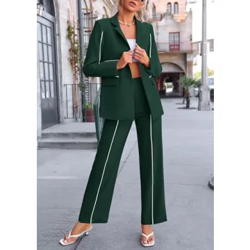 Stylish & Comfortable PRETTYGARDEN Women's 2 Piece Suit Set