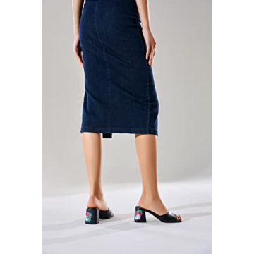 Vivianly Women's Chunky Heels - Stylish Comfort Sandals