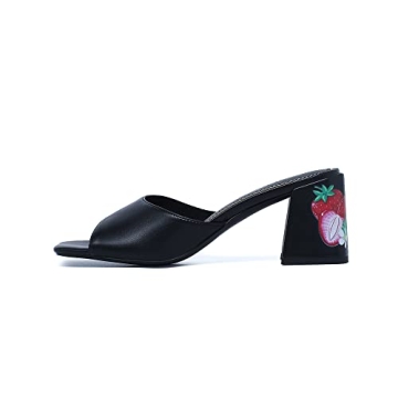 Vivianly Women's Chunky Heels - Stylish Comfort Sandals