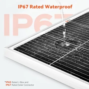 RICH SOLAR 200W High Efficiency Solar Panel for RV