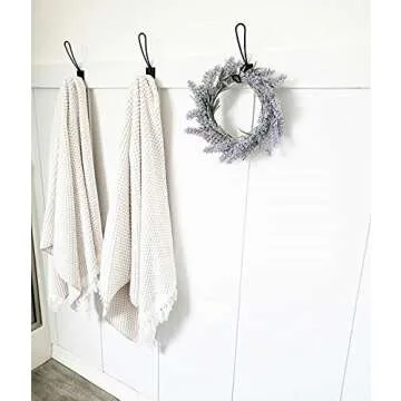 BODINGTAI Rustic Farmhouse Entryway Hooks 10 Pack