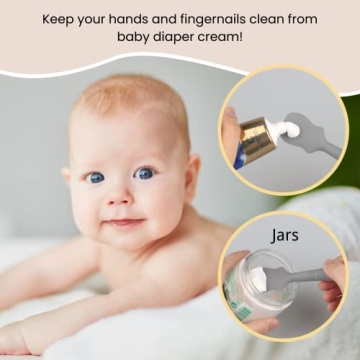 4 Pack Silicone Baby Diaper Cream Brush Applicator