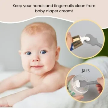 4 Pack Silicone Baby Diaper Cream Brush Applicator