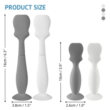 4 Pack Silicone Baby Diaper Cream Brush Applicator