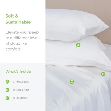 Cariloha Classic Cooling Sheet Set for Ultimate Comfort