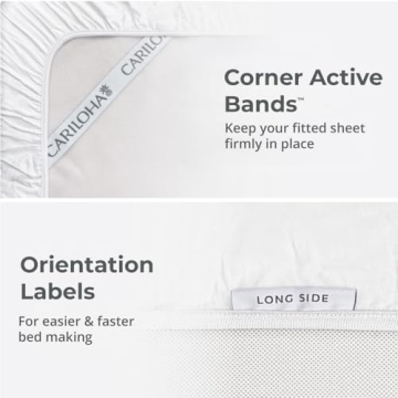 Cariloha Classic Cooling Sheet Set for Ultimate Comfort