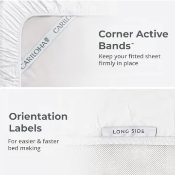 Cariloha Classic Cooling Sheet Set for Ultimate Comfort