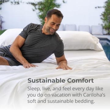 Cariloha Classic Cooling Sheet Set for Ultimate Comfort