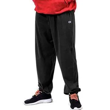 Champion Big and Tall Sweatpants for Men – Heavyweight Men’s Fleece Joggers Sweatpants Black