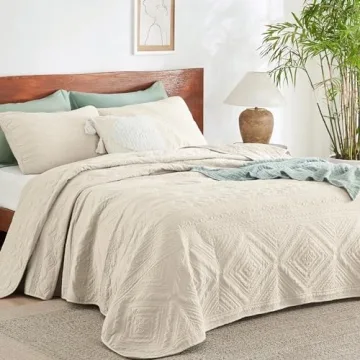 Bedsure Boho Quilt Set - Soft, Stylish, All Seasons
