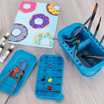 U.S. Art Supply 16 Hole Brush Washer - Perfect for Artists