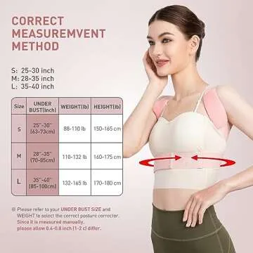 Stylish Pink Posture Corrector for Women - Adjustable and Comfortable