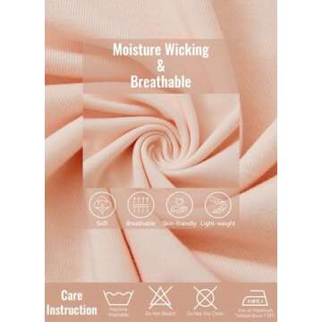 BALEAF Workout Tops for Women Crop Tank Top Quick Dry Athletic Gym Exercise Sleeveless Shirts Muscle Yoga Loose Fit Pink S