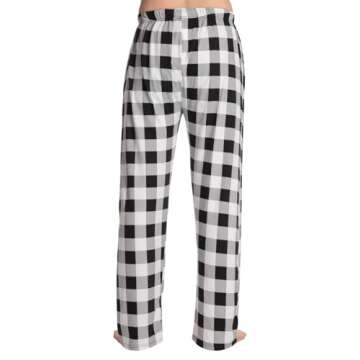 Soft Men's Polyspandex Pajama Pants with Pockets