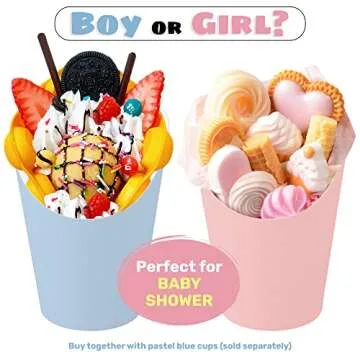 CUSINIUM 50-Pack Pink French Fry Cups for All Occasions