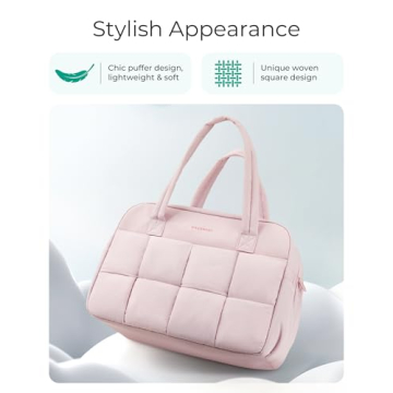 BAGSMART Gym Bag Stylish Travel Duffle for Women