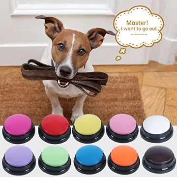 PELTEFLU Voice Recording Button for Pet Training and Fun