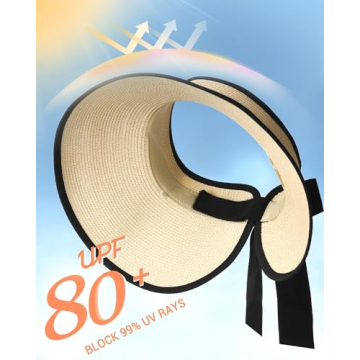 Camptrace Women's UPF 80+ Sun Hat - Packable and Stylish
