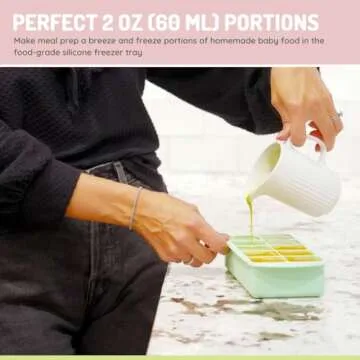 melii Silicone Freezer Tray for Baby Food & Snacks