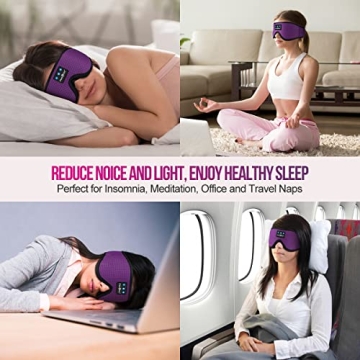 MUSICOZY 3D Bluetooth Sleep Headphones Comfort Side Sleepers