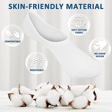 Ordenado Women's 6 Pairs No Show Casual Socks Multipack