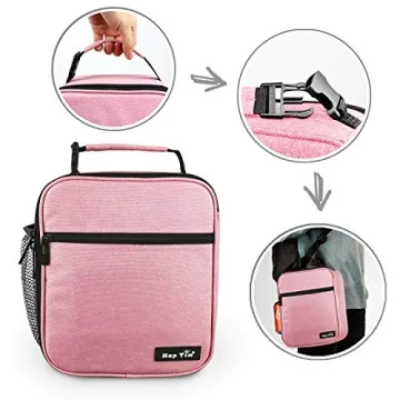 Hap Tim Insulated Lunch Bag for Adults, Spacious, Pink