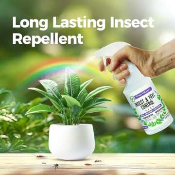 VermExon Peppermint Oil Insect & Pest Control Spray – 16oz Natural Plant-Based Bug Killer for Spid...