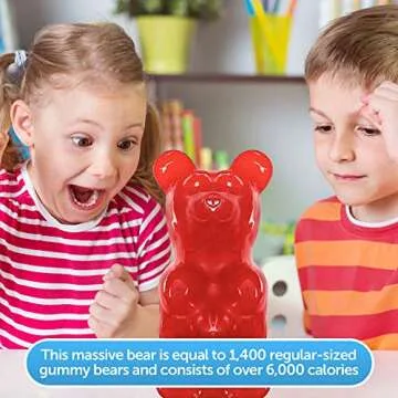 World's Largest Gummy Bear - 5 Pounds - 40 Flavors Available