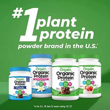 Orgain Vegan Protein Powder + Greens - 21g Plant Protein