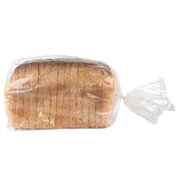 Bread Bags With Ties,100 Pieces 18x4x8 Inches Reusable Plastic Bread Bags for Homemade Bread Gift Giving, Clear Bread Loaf Storage Bags