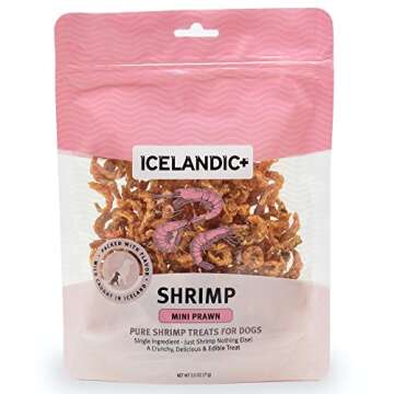 Icelandic+ Mini Shrimp Dog Treat 2.5-oz Bag